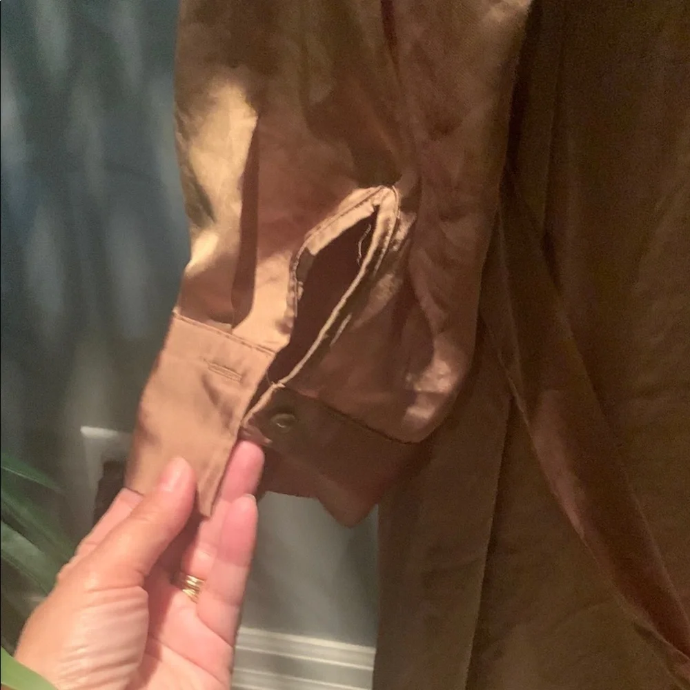 Zara Stylish Tan Dress - Picture 7 of 9